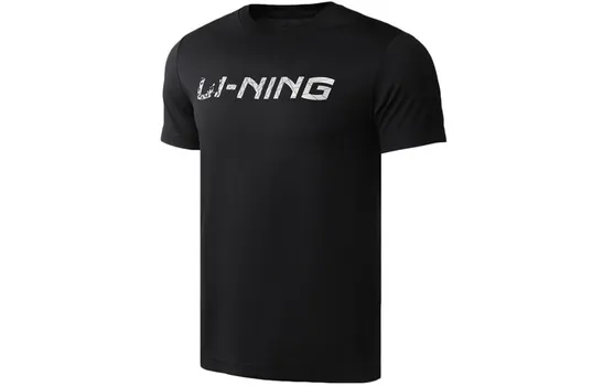 Футболка мужская черная Lining, черный