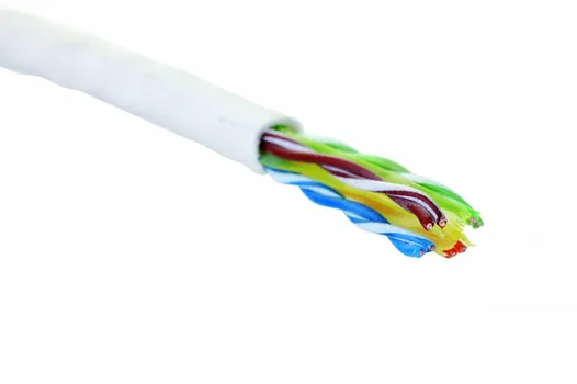Кабель витая пара U/UTP 6 кат. 4 пары Eurolan 19C-U6-02WT-B305 23AWG(0.57 мм), медь, одножильный (solid), внутренний, PVC, нг(А)-LS, белый, уп/305м