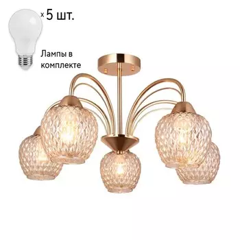 Люстра с лампочками F-Promo Olimp 2541-5U+Lamps