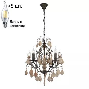 Люстра с лампочками Favourite Albero 1763-5P+Lamps