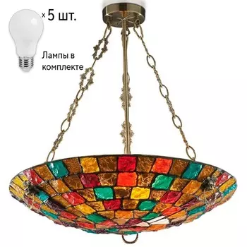 Люстра с лампочками Odeon Light Velute 2094/5C+Lamps