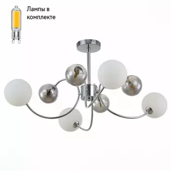 Люстра с Led лампочками в комплекте Evoluce SLE220912-08+Lamps