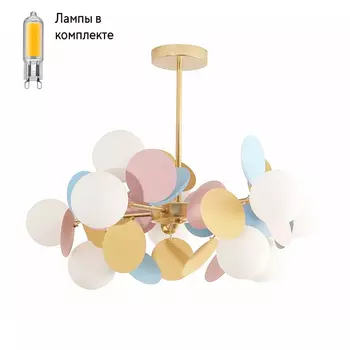 Люстра с Led лампочками в комплекте KINK Light 074160-10,33(43)+Lamps