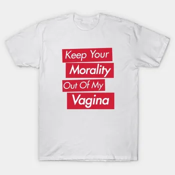 Футболка женская Pro Choice Keep Your Morality Harajuku Print Kawaii футболка летняя с коротким рукавом женская футболка топ футболка S