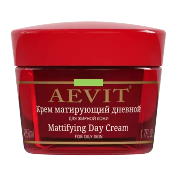 Крем Матирующий дневной для жирной кожи, AEVIT, 50 мл, Librederm