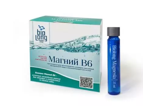 Biolong, Биолонг Магний B6, жидкость, 15*25 мл