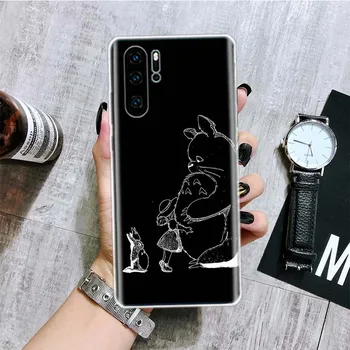 Чехол для телефона Totoro Studio Ghibli с аниме для Huawei Honor 10 9 20 9X 8A 8X 8S Lite Pro Y5 Y6 Y7 Y9S P Smart Z 2019 2021 10i 20i Huawei Y5 2019