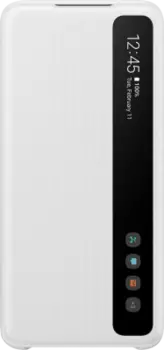 Чехол-книжка Samsung EF-ZG980CWEGRU для Galaxy S20, полиуретан, белый