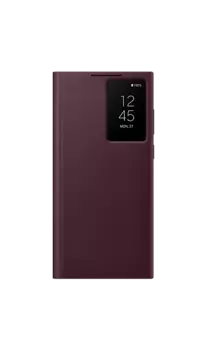 Чехол-книжка Samsung EF-ZS908CEEGRU для Galaxy S22 Ultra, поликарбонат / полиуретан, бургунди