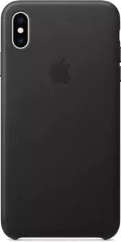 Чехол-крышка Apple для iPhone XS Max, кожа, черный (MRWT2)