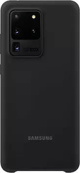 Чехол-крышка Samsung EF-PG988TBEG для Galaxy S20 Ultra, силикон, черный