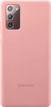 Чехол-крышка Samsung PN980TAEGRU для Note 20, силикон, розовый