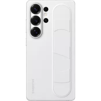 Чехол-крышка Samsung Standing Grip Case для Galaxy S25 Ultra (EF-GS938CWEGRU), поликарбонат / силикон, белый