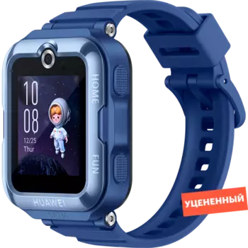Часы-телефон HUAWEI WATCH KIDS 4 Pro детские, синие, уцененный товар