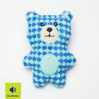 RURRI Игрушка для собак Медвежонок, 13х9х4 см
