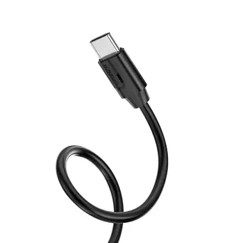 Кабель USB Type-C-USB, 2.4A, 1м, черный Borofone Harmony BX55 (6931474748003)