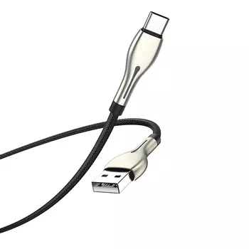 Кабель USB Type-C(m)-USB 2.0(Am), 3A, 1.2м, черный Borofone BU29 (6931474753618)