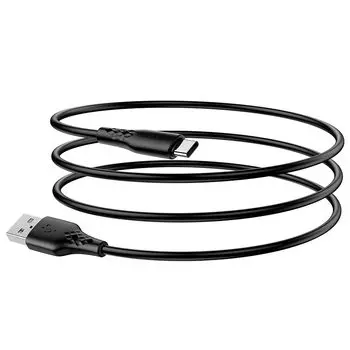 Кабель USB Type-C (m)-USB, 3A, 1м, черный Borofone BX48