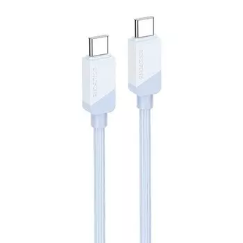 Кабель USB Type-C-USB Type-C, 3А, 60 Вт, 1 м, синий, Borofone BX106