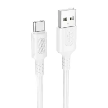 Кабель USB-USB Type-C, 3А, 1 м, белый, Borofone BX111 (6941991115097)