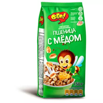 Сухой завтрак ого 150 пшеница с медом
