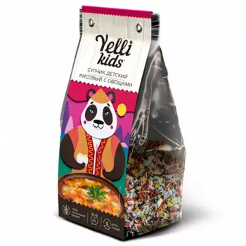 Суп yelli kids 100 г рисовый с овощами