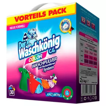 Стиральный порошок Der Waschkonig 2,4кг колор