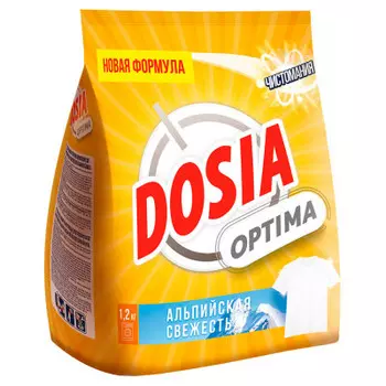 Стиральный порошок Dosia 1,2кг оптима альпийская свежесть