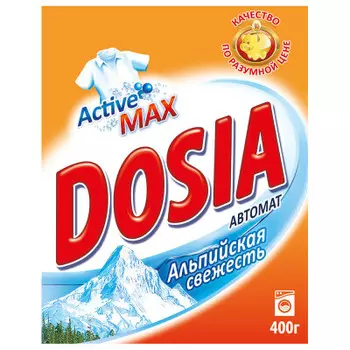 Стиральный порошок Dosia 400г автомат альпийская свежесть