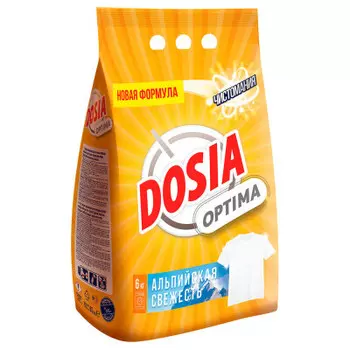 Стиральный порошок Dosia 6кг оптима альпийская свежесть