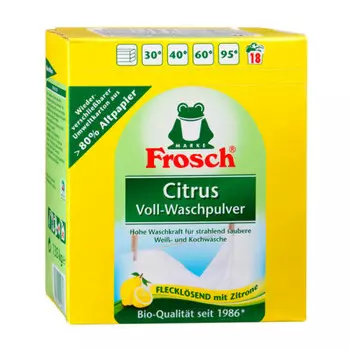 Стиральный порошок Frosch 1,35кг цитрус концентрат 20-стирок