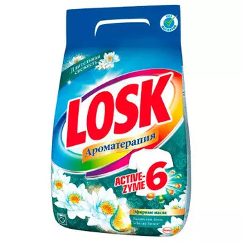Стиральный порошок Losk 2,7кг автомат балтийский лотос и белая лилия