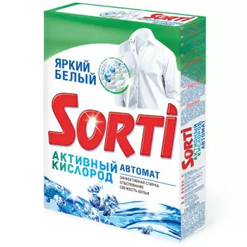 Стиральный порошок Sorti 350 г автомат активный кислород к/к
