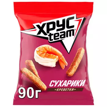 Сухарики хрустим к пиву 90 г креветка