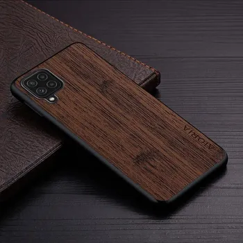 Чехол для Samsung Galaxy M53 M33 M23 M52 M32 M51 M31 M31S M12 5G, кожаный чехол с узором из бамбука, роскошный чехол, чехол M51 чёрный