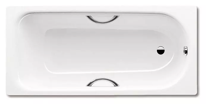 Стальная ванна Kaldewei Advantage Saniform Plus Star 336 с покрытием Anti-Slip и Easy-Clean