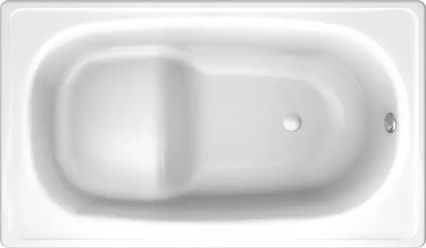 Стальная ванна Koller Pool 105x70 с сиденьем