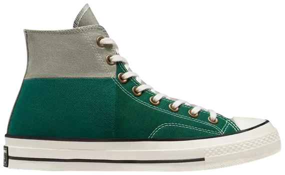 Кроссовки Converse Chuck 70 Colorblocked High Field Surplus, зеленый