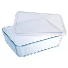 форма для запекания PYREX Cook Freez 22x17x6см 1,5л с крышкой прямоугольная жаропрочное стекло