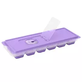 форма для льда ATMOSPHERE Soft Cube 12 ячеек 24х9х4см с крышкой и c клапаном пластик, тпр