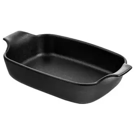 форма для запекания WALMER Iron Black 20х34см 2л прямоугольная керамика