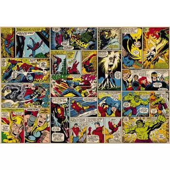 фотообои KOMAR бумажные 368х254см Marvel Comic Heroes, арт.8-427