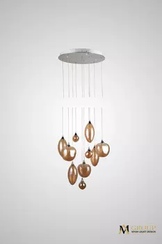 Светильник подвесной AM Group Am358 AM358-10 AMBER