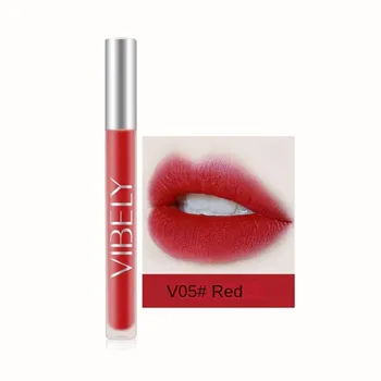 VIBELY Velvet Air Lip Glaze Matte Lipstick Small Fine Tube Lip Glaze Блеск для губ