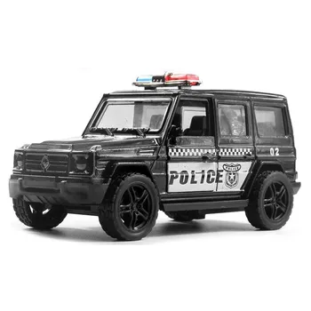 1/36 внедорожная полицейская машина, модель скорой помощи для мальчиков, игрушки со звуком и светом 1/36-Size:10.5*4.5*4.2cm зелёный