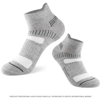 Cozy Up, 5 пар мужских носков, хлопковые спортивные носки, впитывающие пот и дезодорирующие, с низким верхом, с глубоким вырезом, четырехсезонные короткие носки для мужчин 40-46 белый