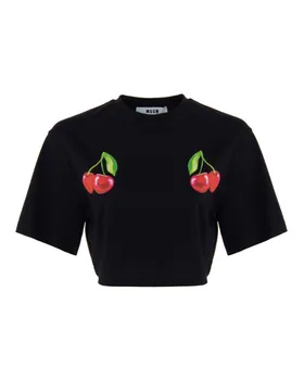укороченная футболка MSGM