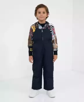 Полукомбинезон из плащовки на подкладке из флиса Gulliver (122)