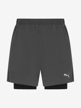 Шорты мужские PUMA Run Velocity 2 In 1, Серый