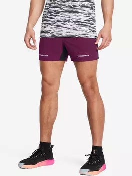 Шорты мужские Under Armour Pjt Rock Ult 5in Train Short, Фиолетовый